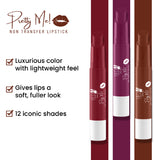 Pretty Me Non-Transfer Lipstick | Smooth Matte Finish