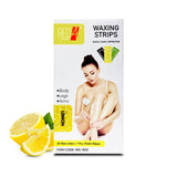 Body Wax Strips for Women | Quick & Easy Hair Removal for Legs & Arms| 20 waxing strips | 1 pcs. finish wipes