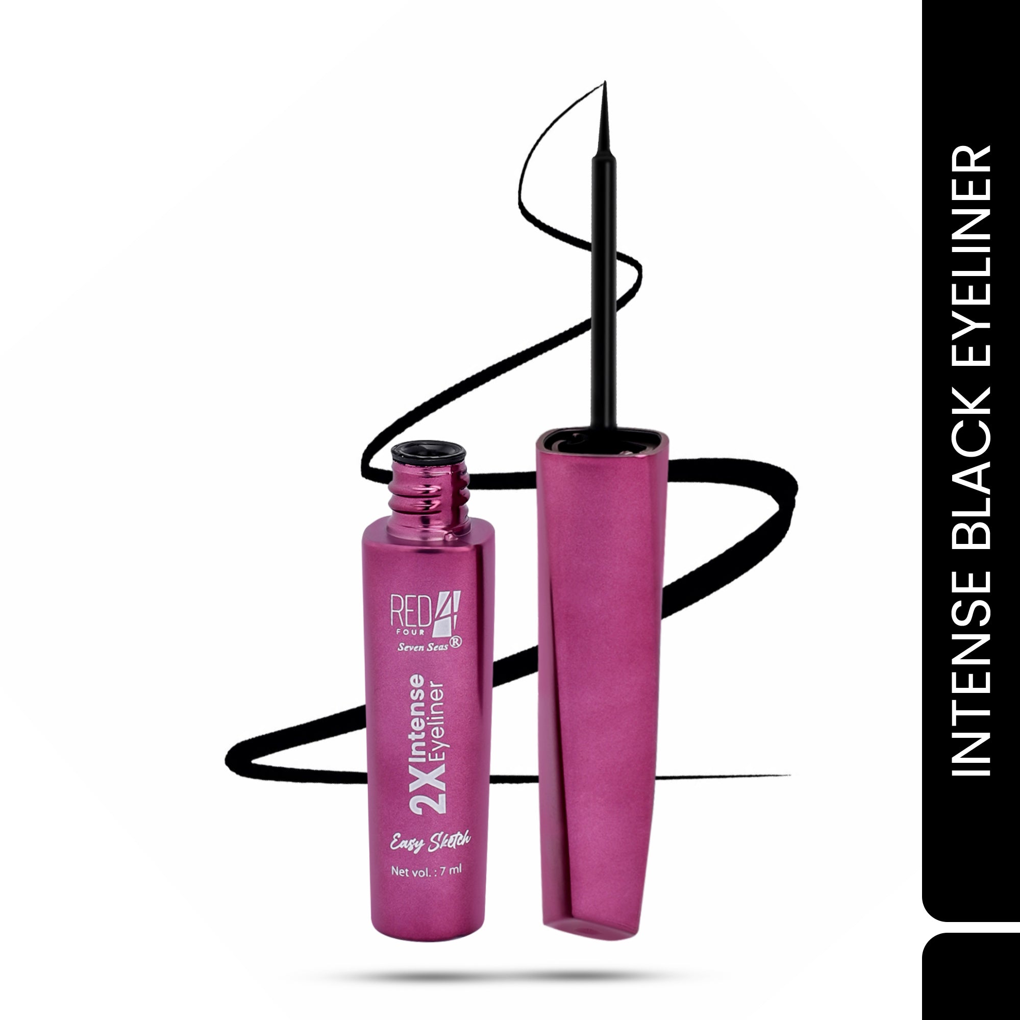 2X Intense Eyeliner | Deep Black Precision