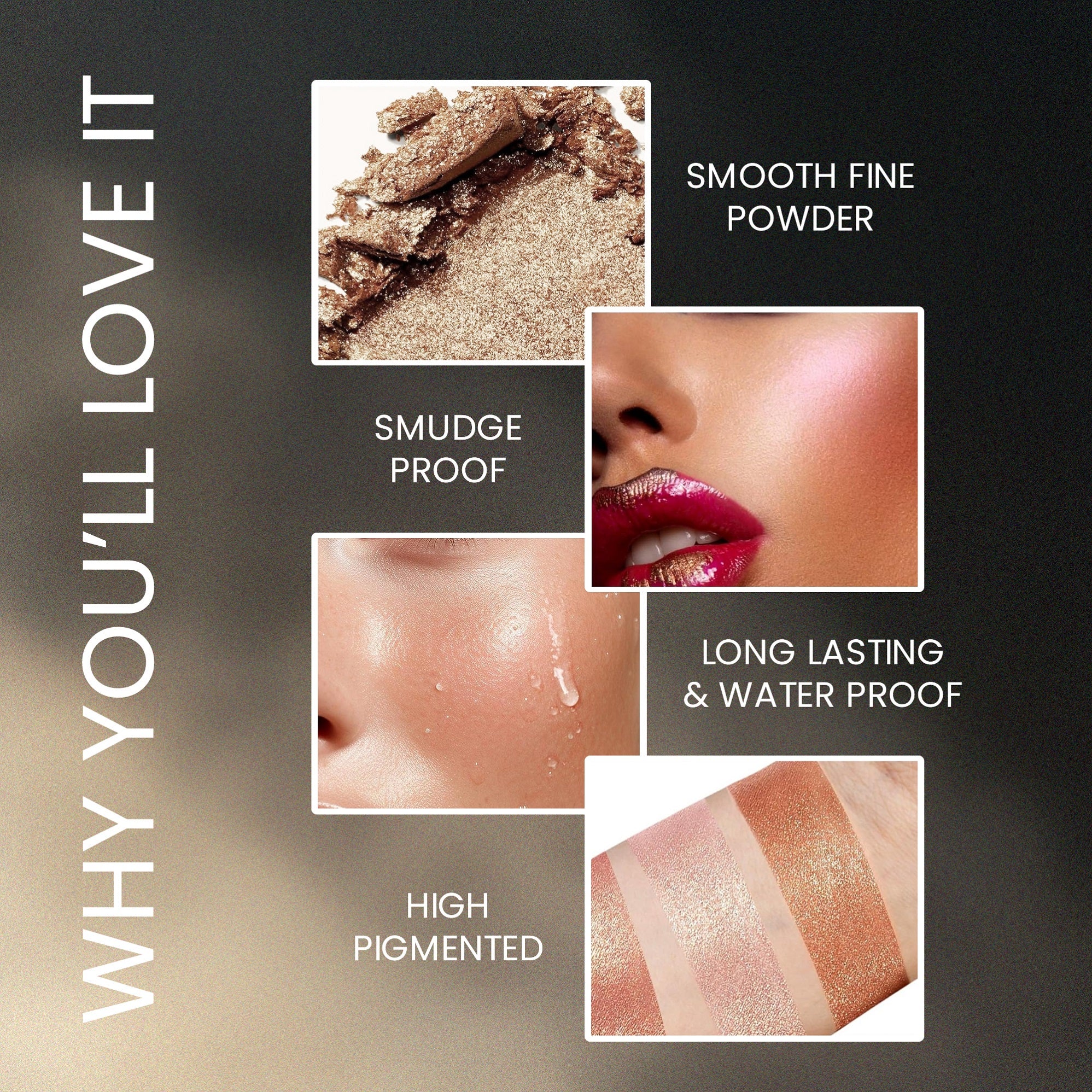 Red4 Highlighting Blush Highlighter Eyeshadow