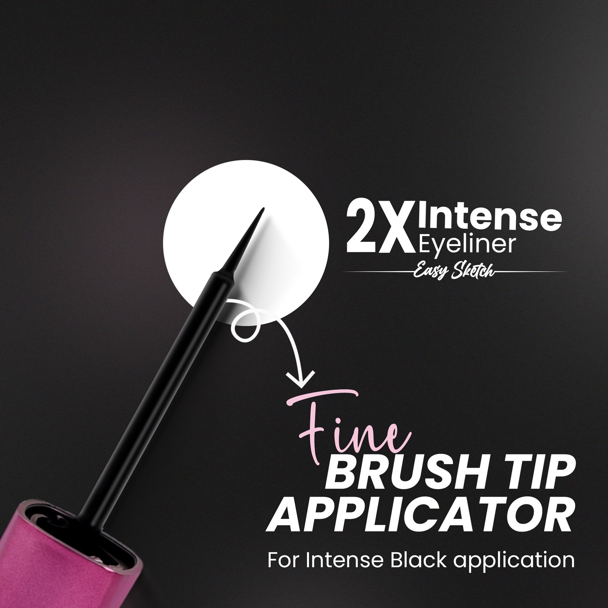 2X Intense Eyeliner | Deep Black Precision