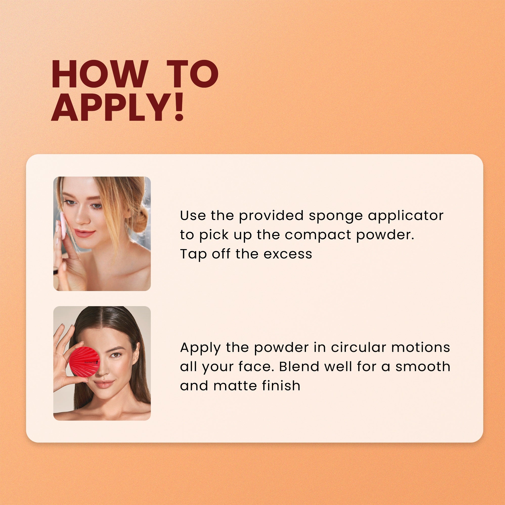 Soft Line Compact Powder | Lightweight Matte Oil Control Finish