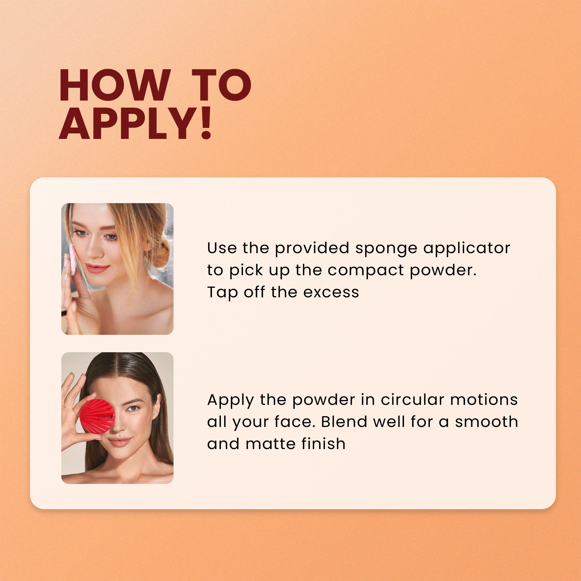 Soft Line Compact Powder | Lightweight Matte Oil Control Finish