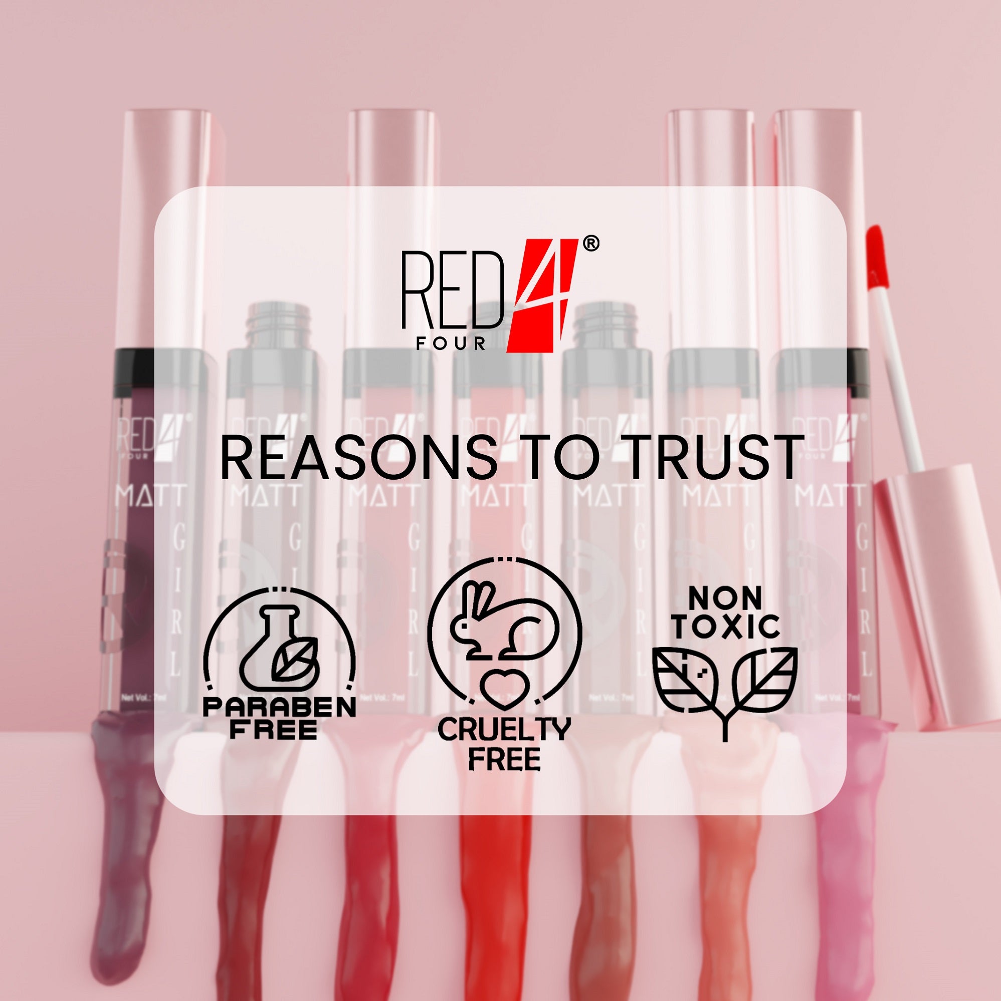 Red4 Matte Girl Liquid Lipstick