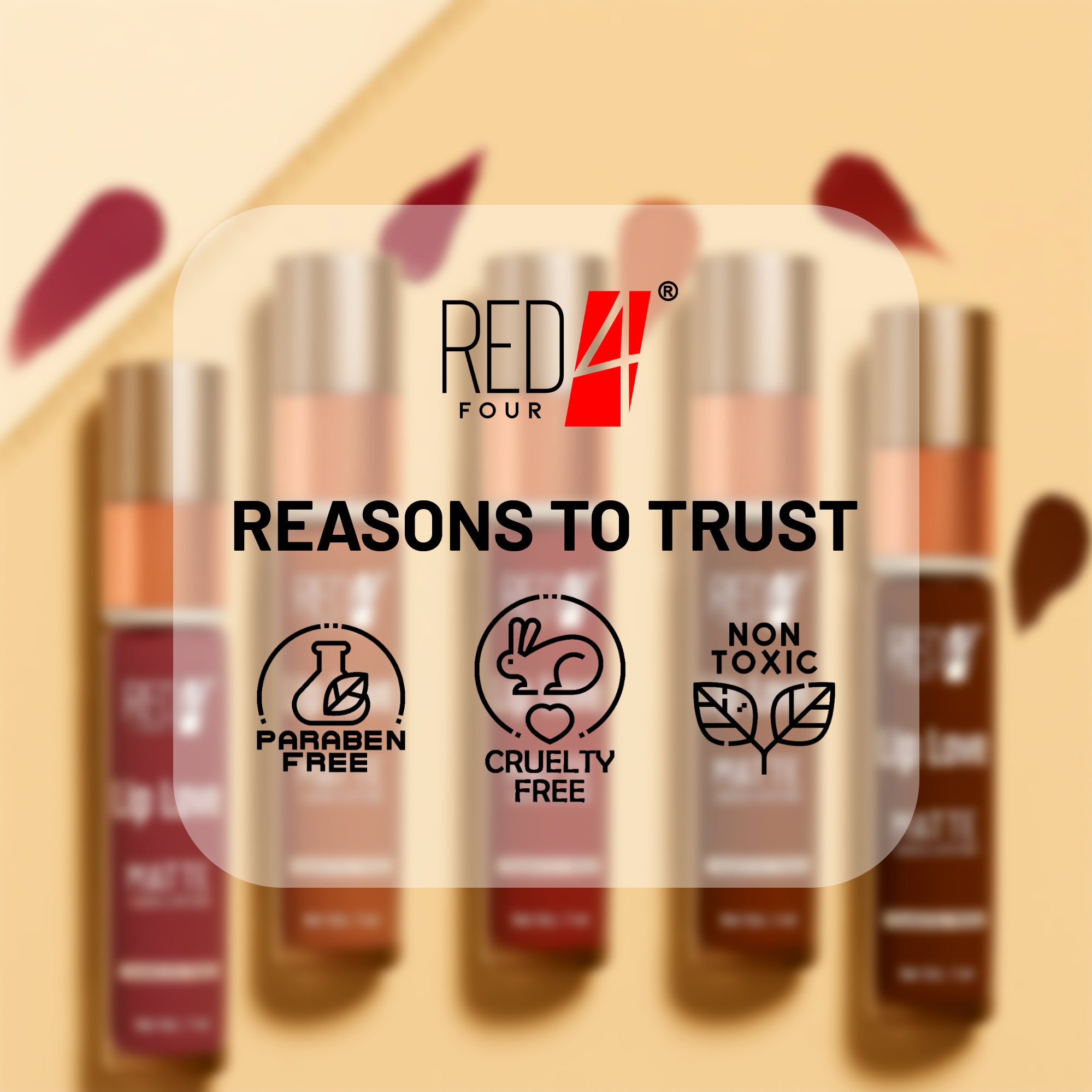 Red4 Lip Love Matte Liquid Lipstick