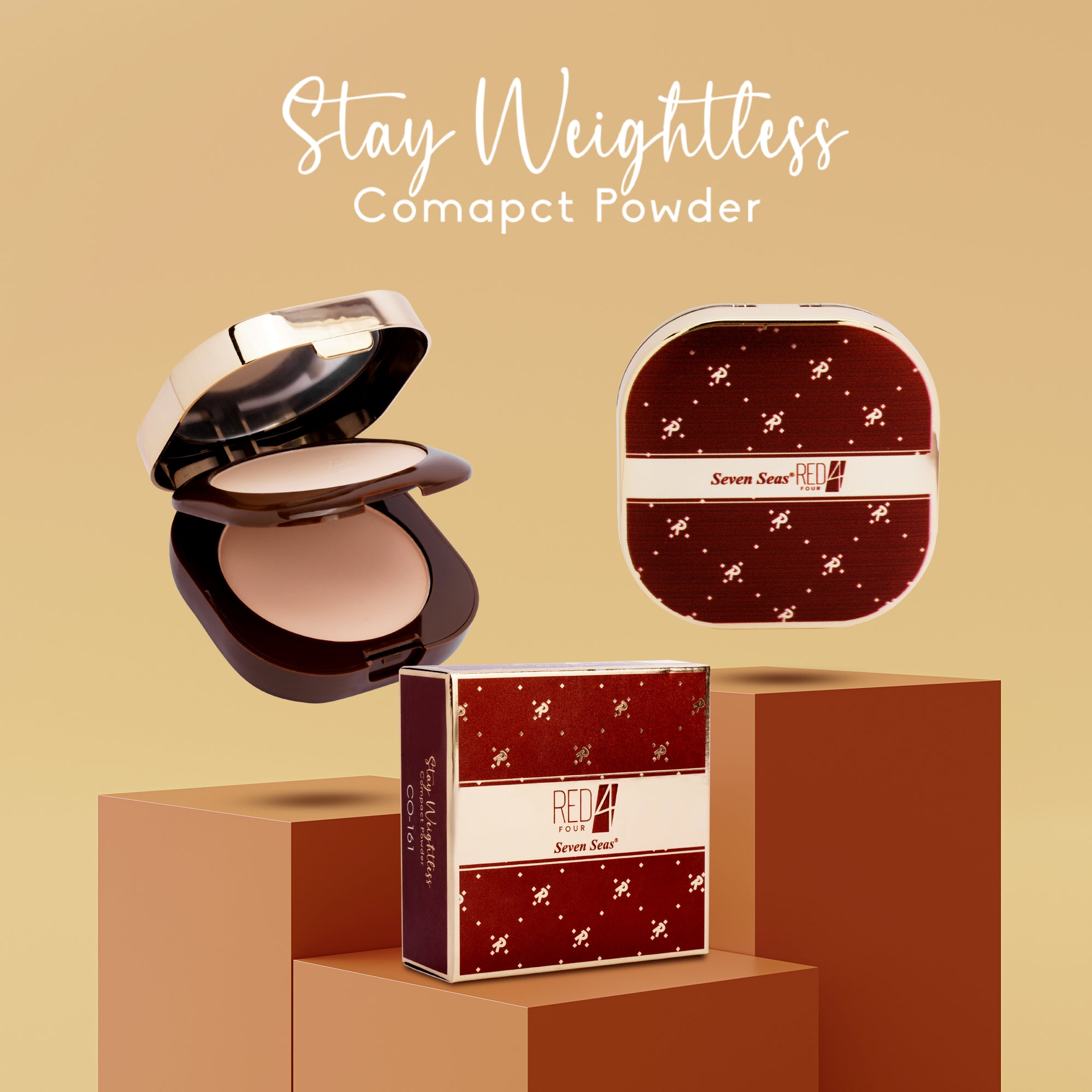 Red4 2 in 1 compact powder