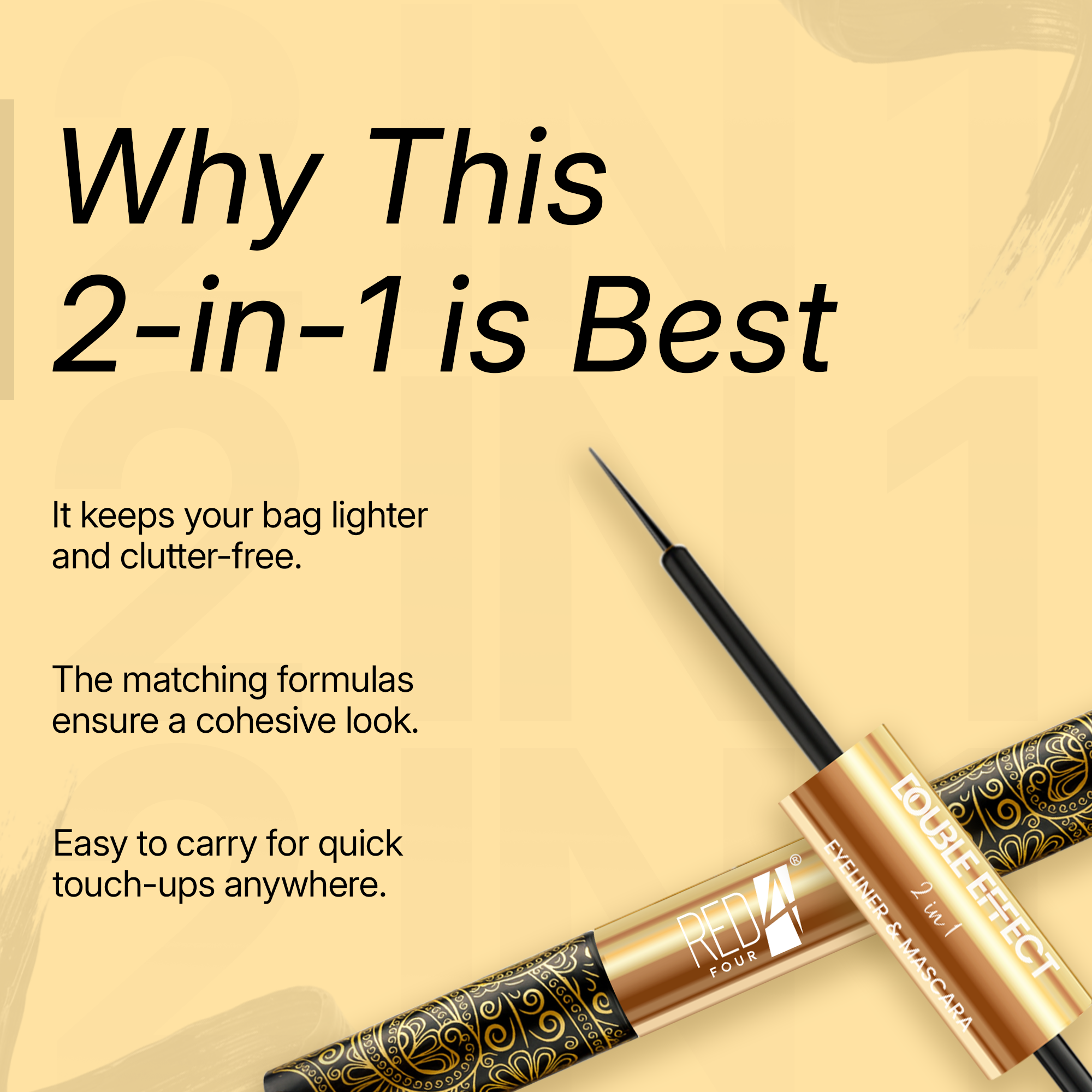 Double Effect 2 In 1 Eyeliner & Mascara