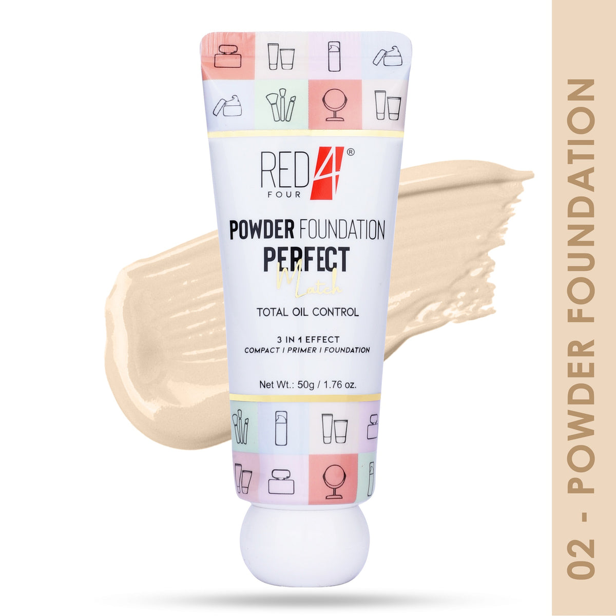 Red4 Powder foundation prefect