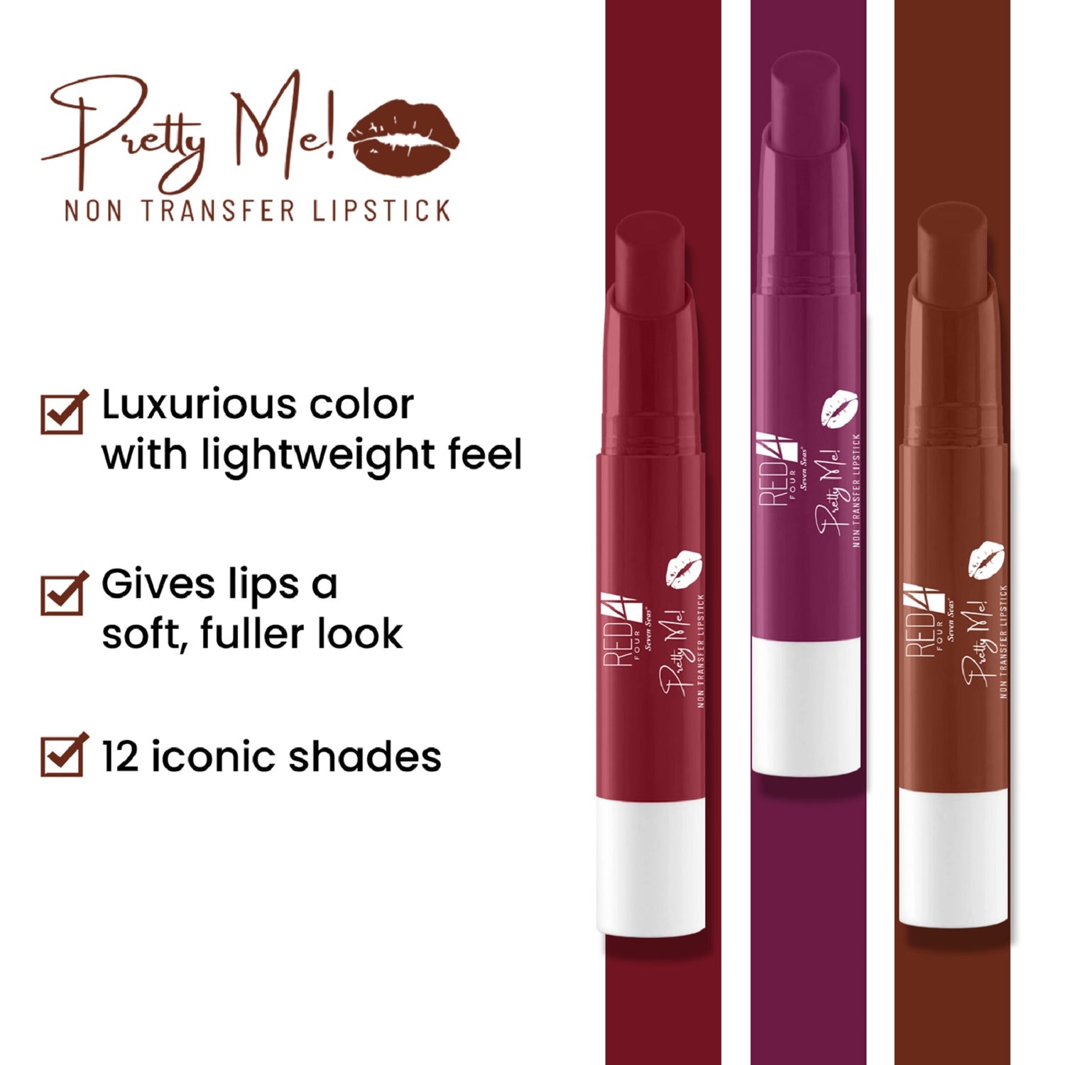 Red4 Preety Me non transfer lipstick