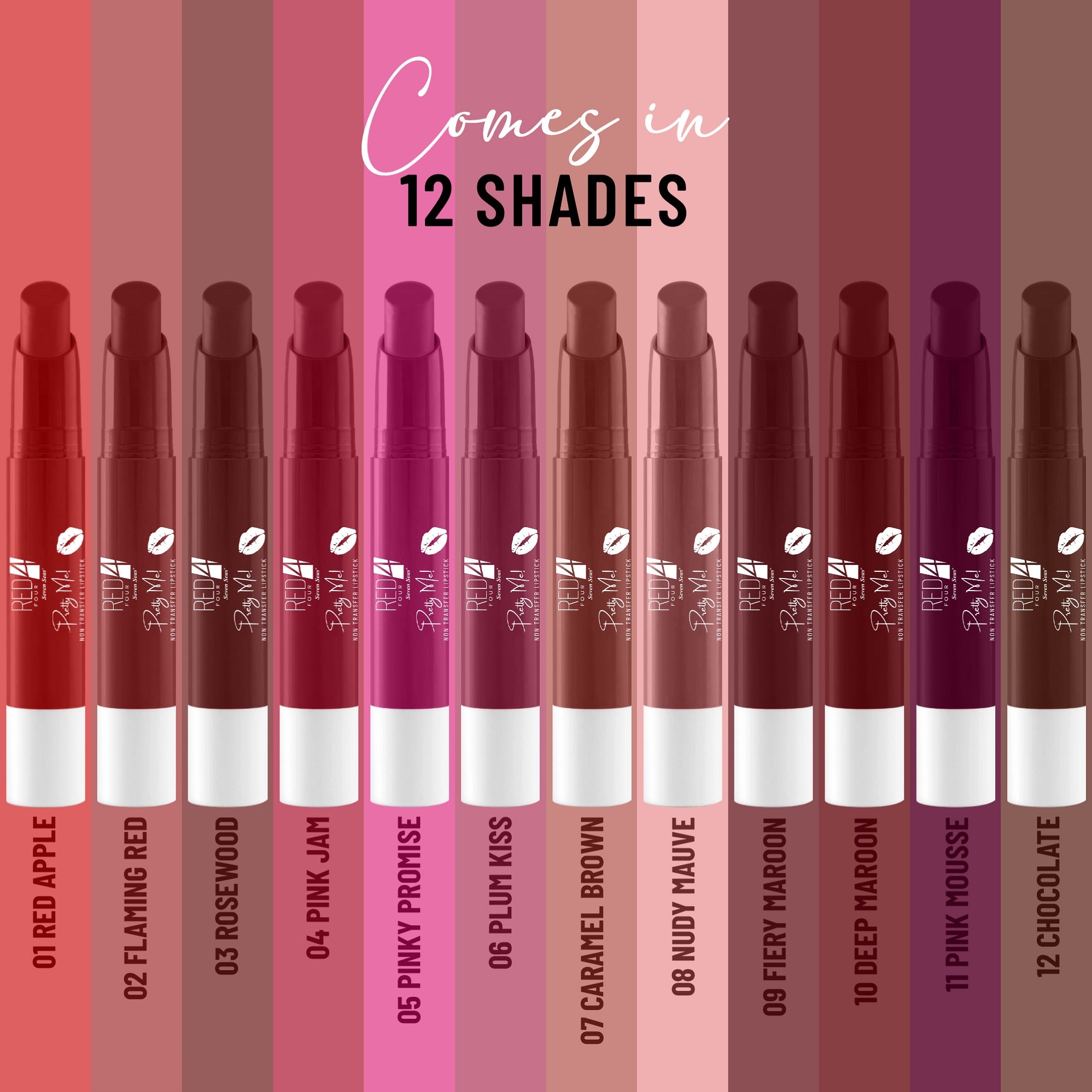 Red4 Preety Me non transfer lipstick