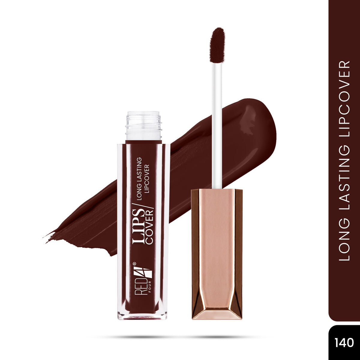 RED 4 Lips Cover Long Lasting Liquid Lipstick