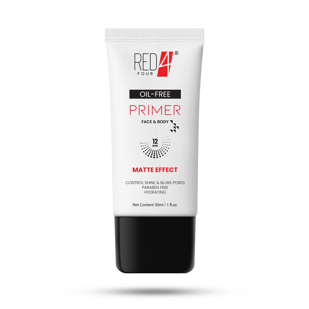 RED4 Matte Effect Oil Free Primer | Controls Oil & Blurs Pores | Hydrating Primer | 30ml