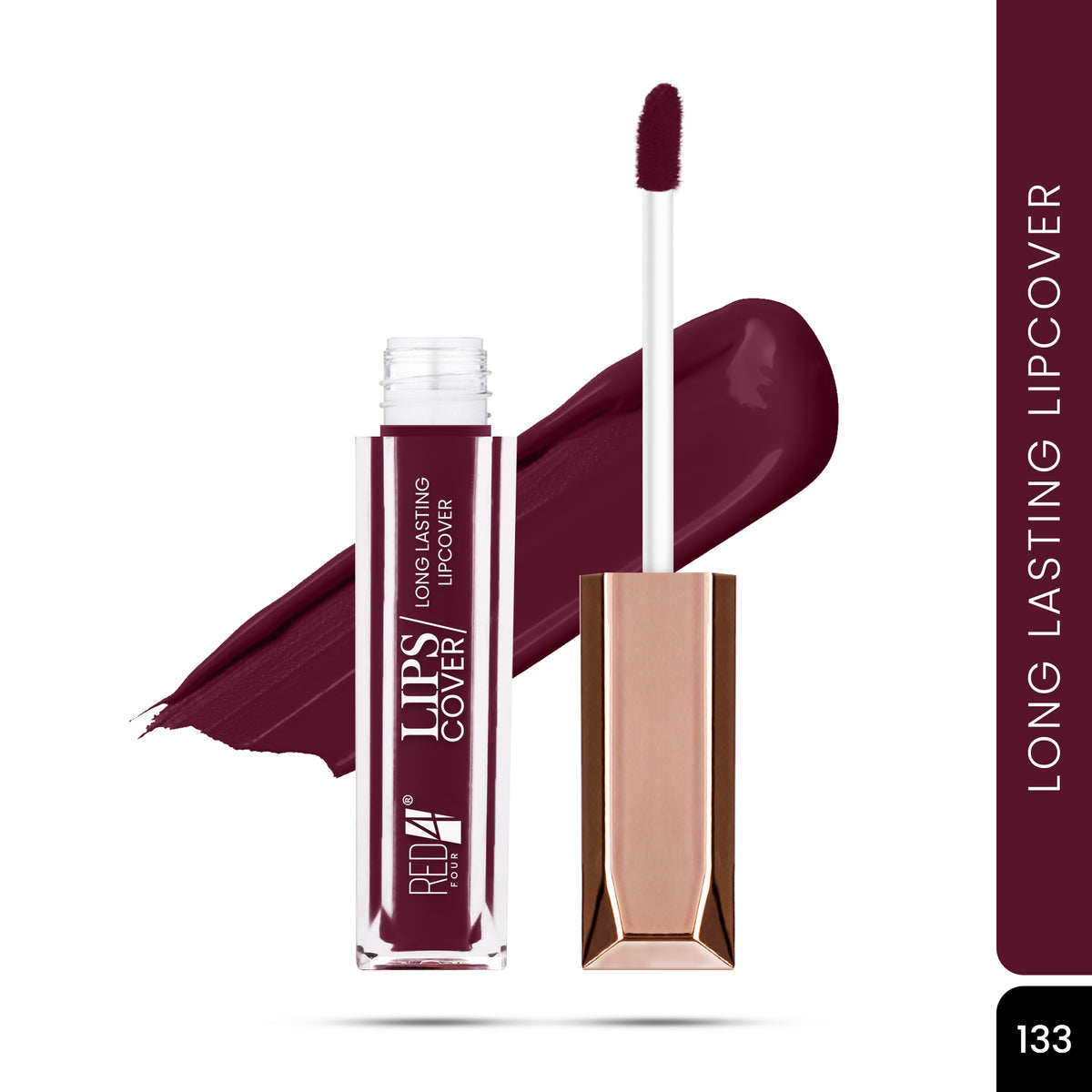 RED 4 Lips Cover Long Lasting Liquid Lipstick