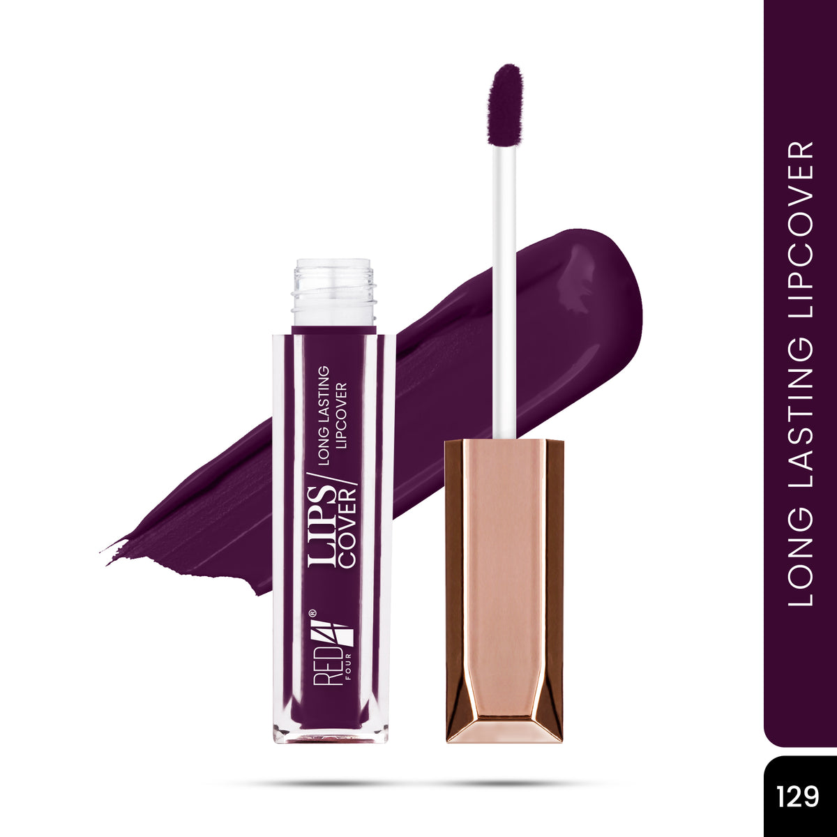 RED 4 Lips Cover Long Lasting Liquid Lipstick