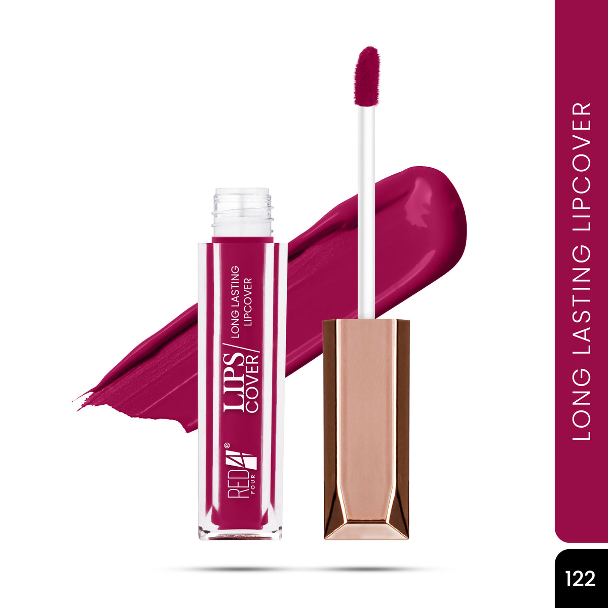RED 4 Lips Cover Long Lasting Liquid Lipstick