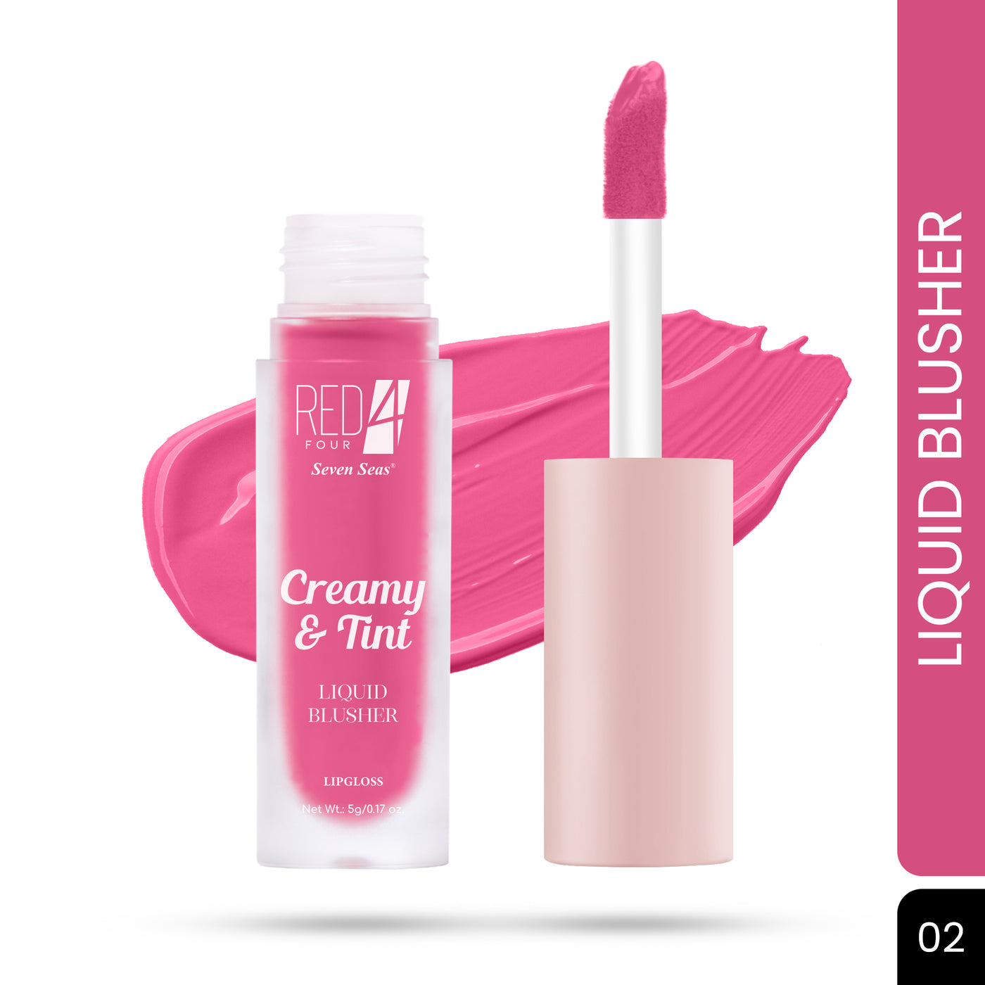 Creamy Tint Liquid Blusher And Lip Gloss | Soft Dewy Finish