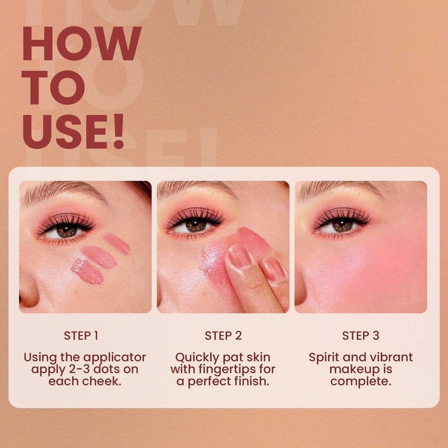 Red4 Creamy &amp; Tint Liquid Blusher and Lipgloss