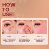 Creamy Tint Liquid Blusher And Lip Gloss | Soft Dewy Finish