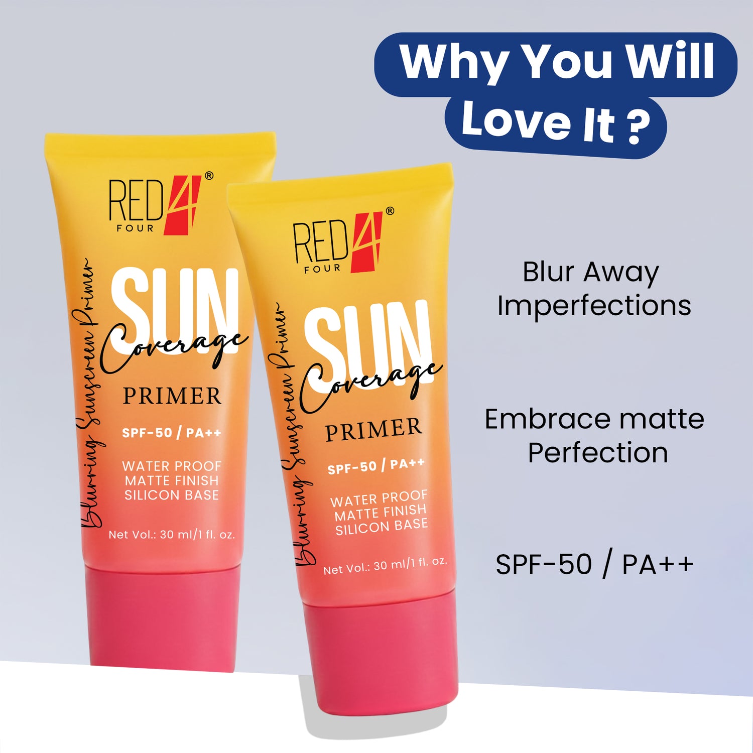 Sun Coverage Primer SPF 50 PA++ | Waterproof Matte Base