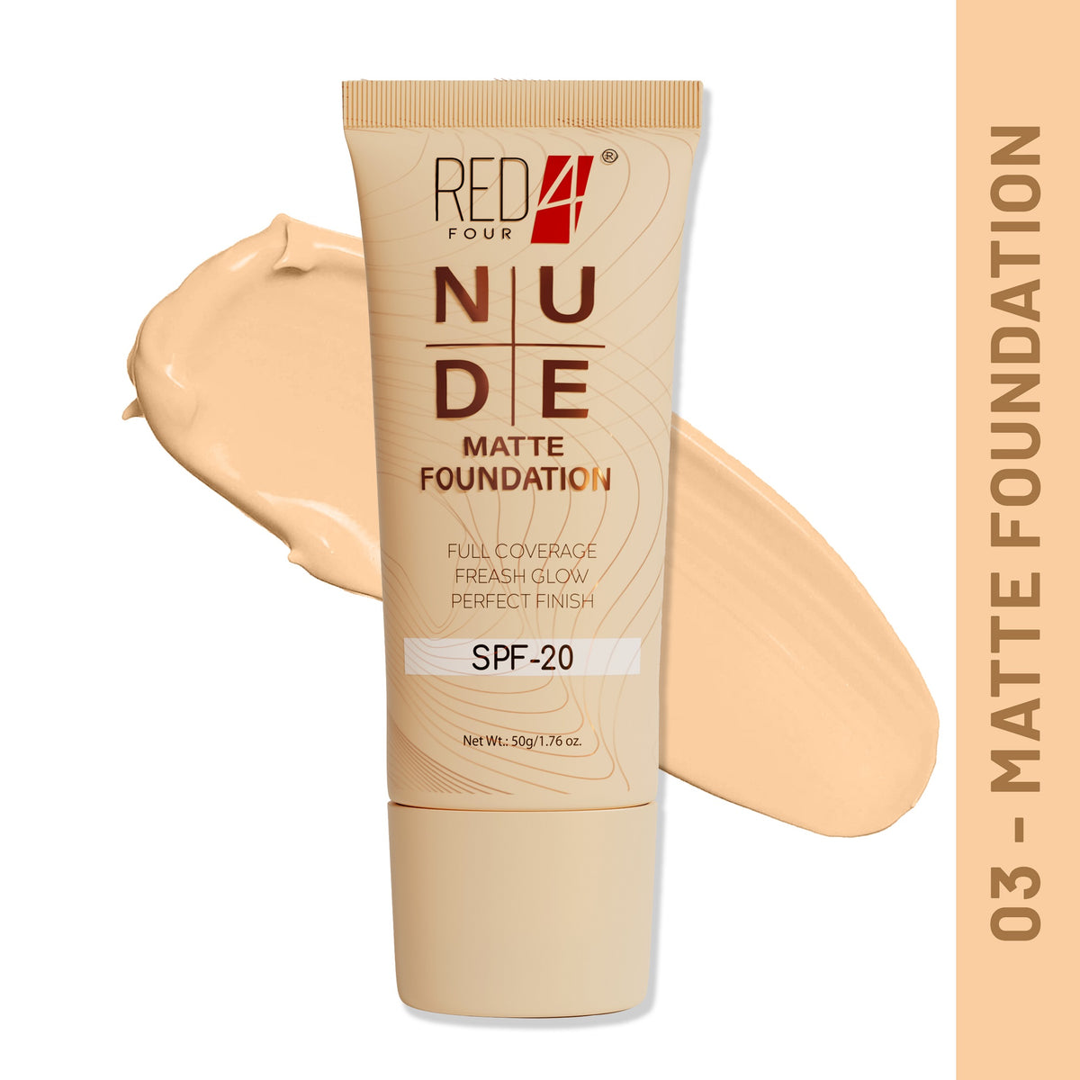 Red4 Nude Matte Foundation