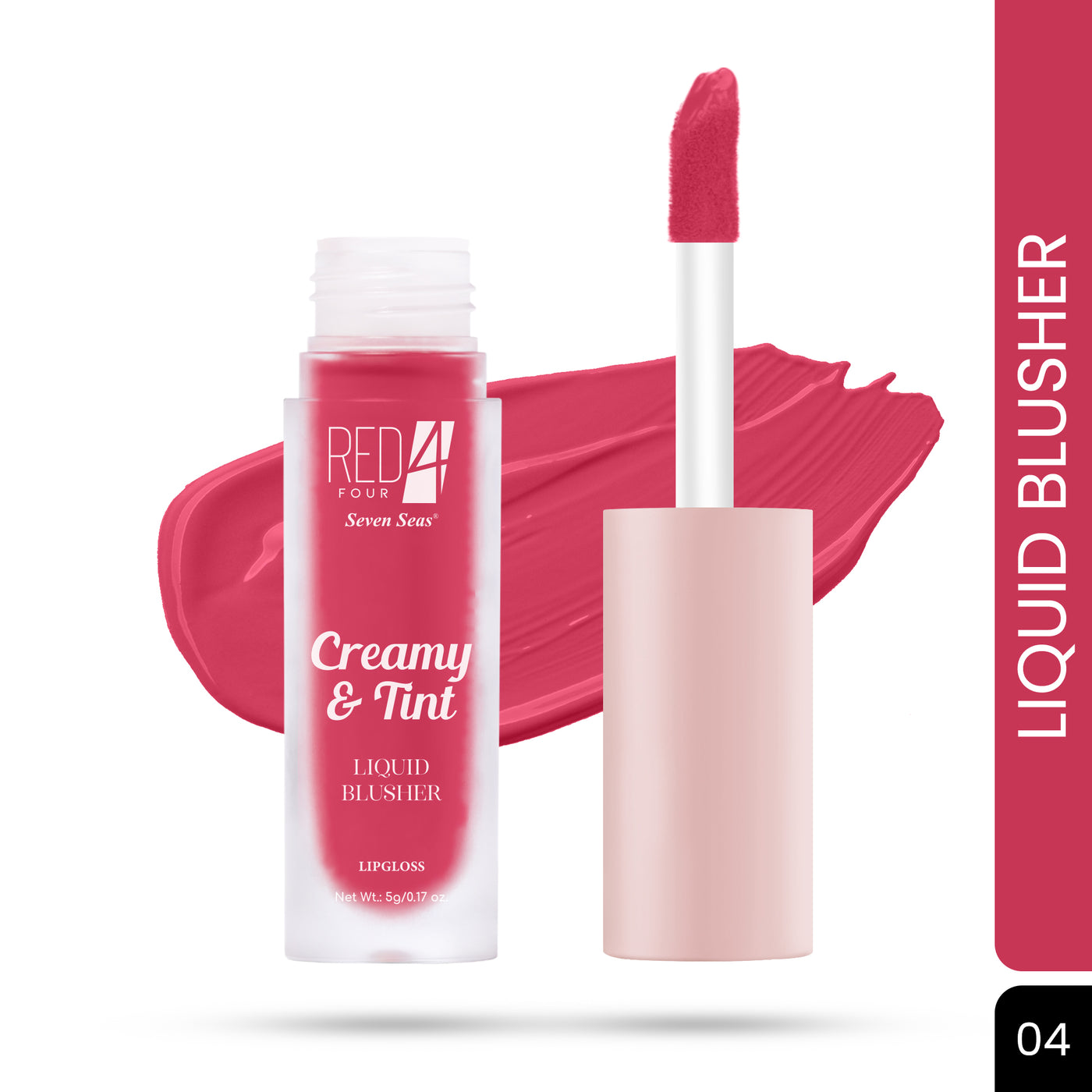 Creamy Tint Liquid Blusher And Lip Gloss | Soft Dewy Finish