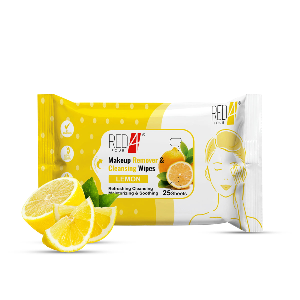 Red4 Makeup Remover & cleansing Wipes