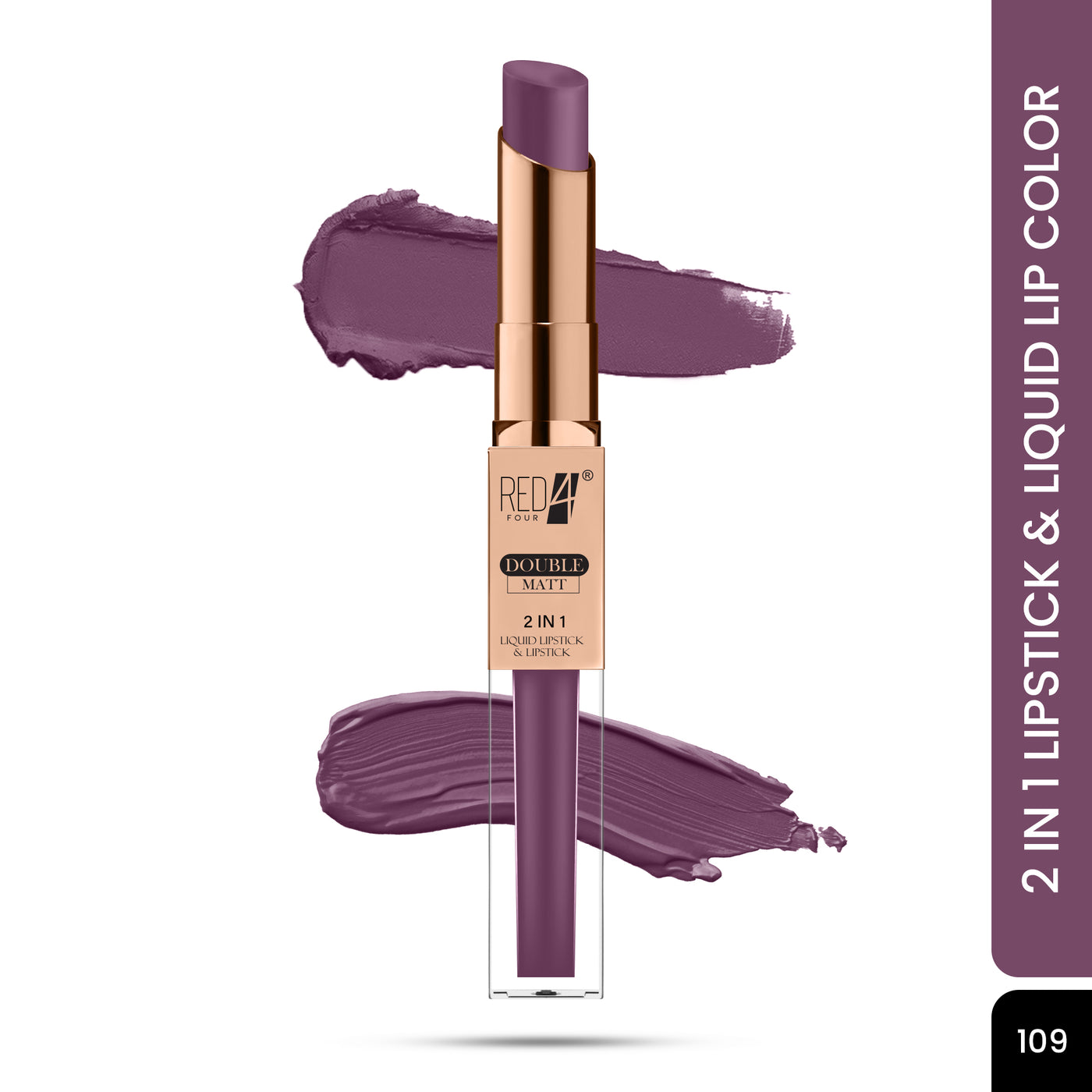 Double Matte 2 in 1 Liquid Lipstick | Dual Finish Color