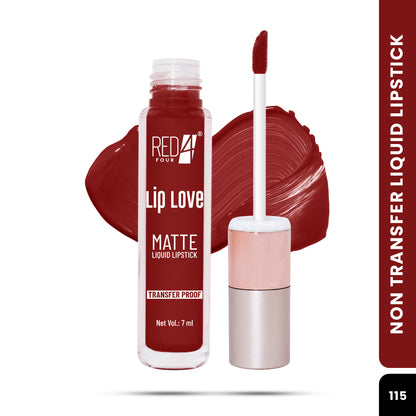 Red4 Lip Love Matte Liquid Lipstick