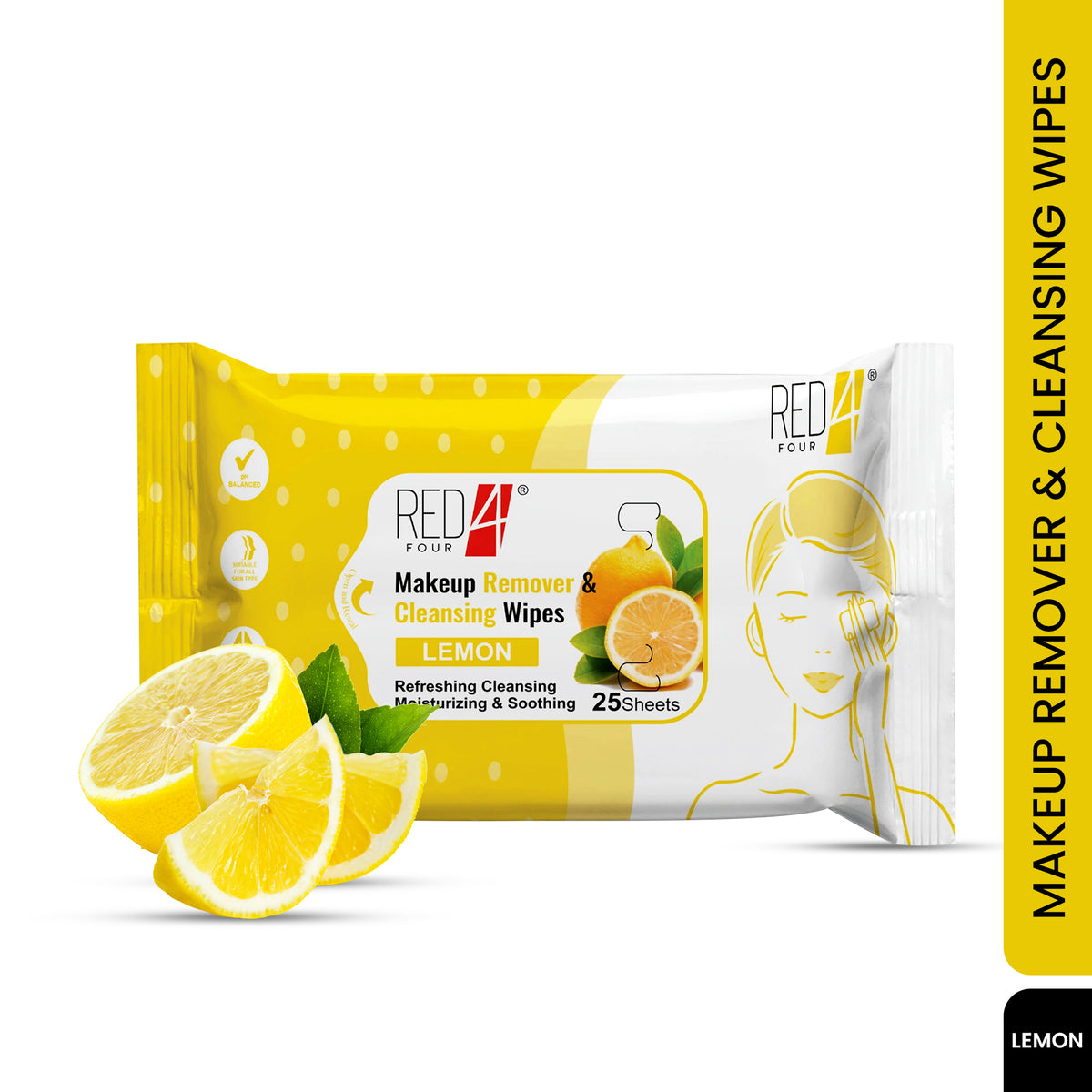 Red4 Makeup Remover & cleansing Wipes