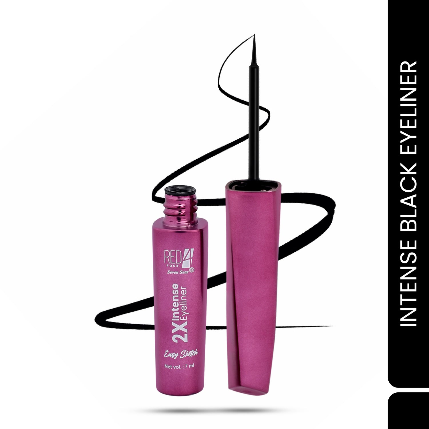 2X Intense Eyeliner | Deep Black Precision