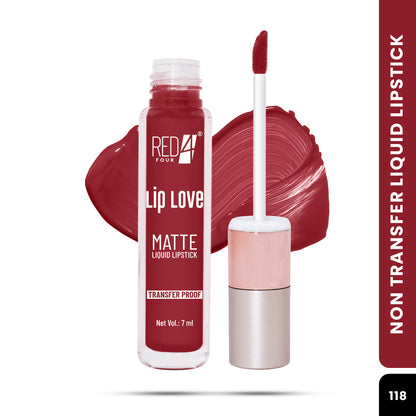 Red4 Lip Love Matte Liquid Lipstick