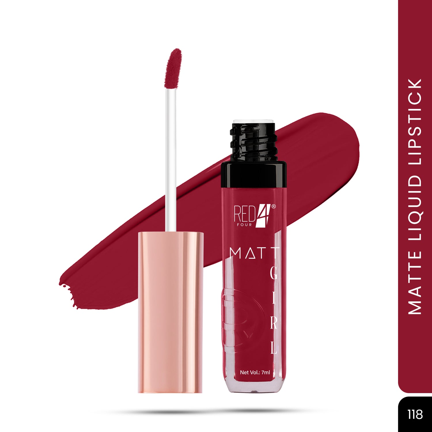 Red4 Matte Girl Liquid Lipstick