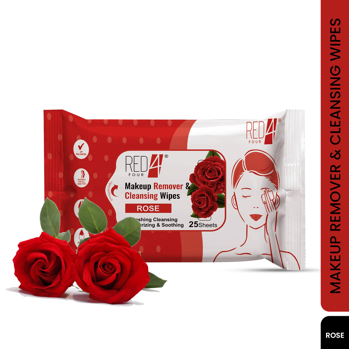 Red4 Makeup Remover & cleansing Wipes