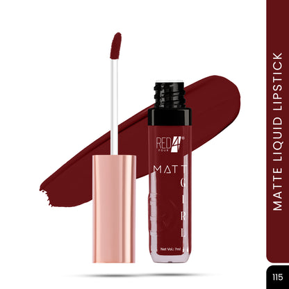 Red4 Matte Girl Liquid Lipstick