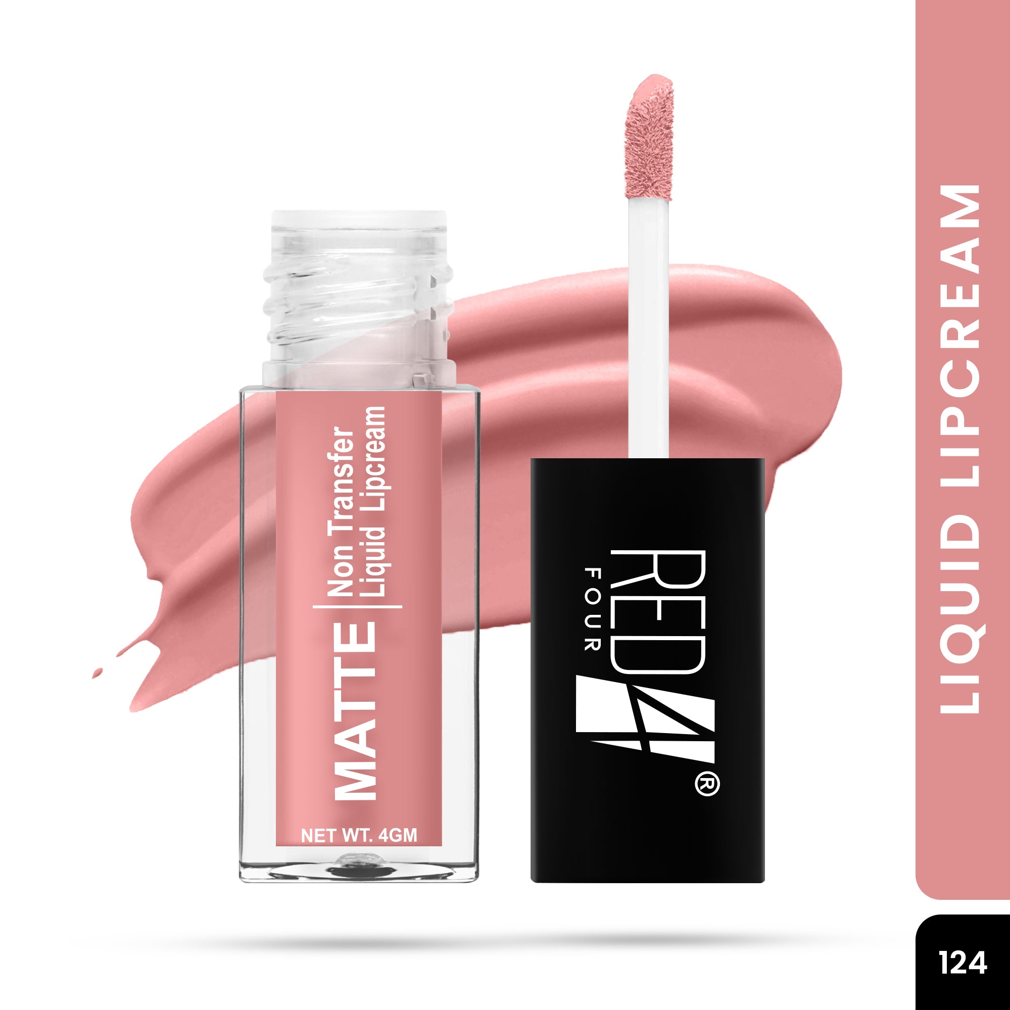 Red4 Matte Non Transfer Liquid Lipcream