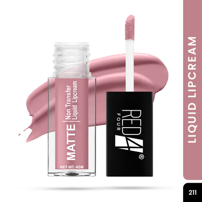 Red4 Matte Non Transfer Liquid Lipcream