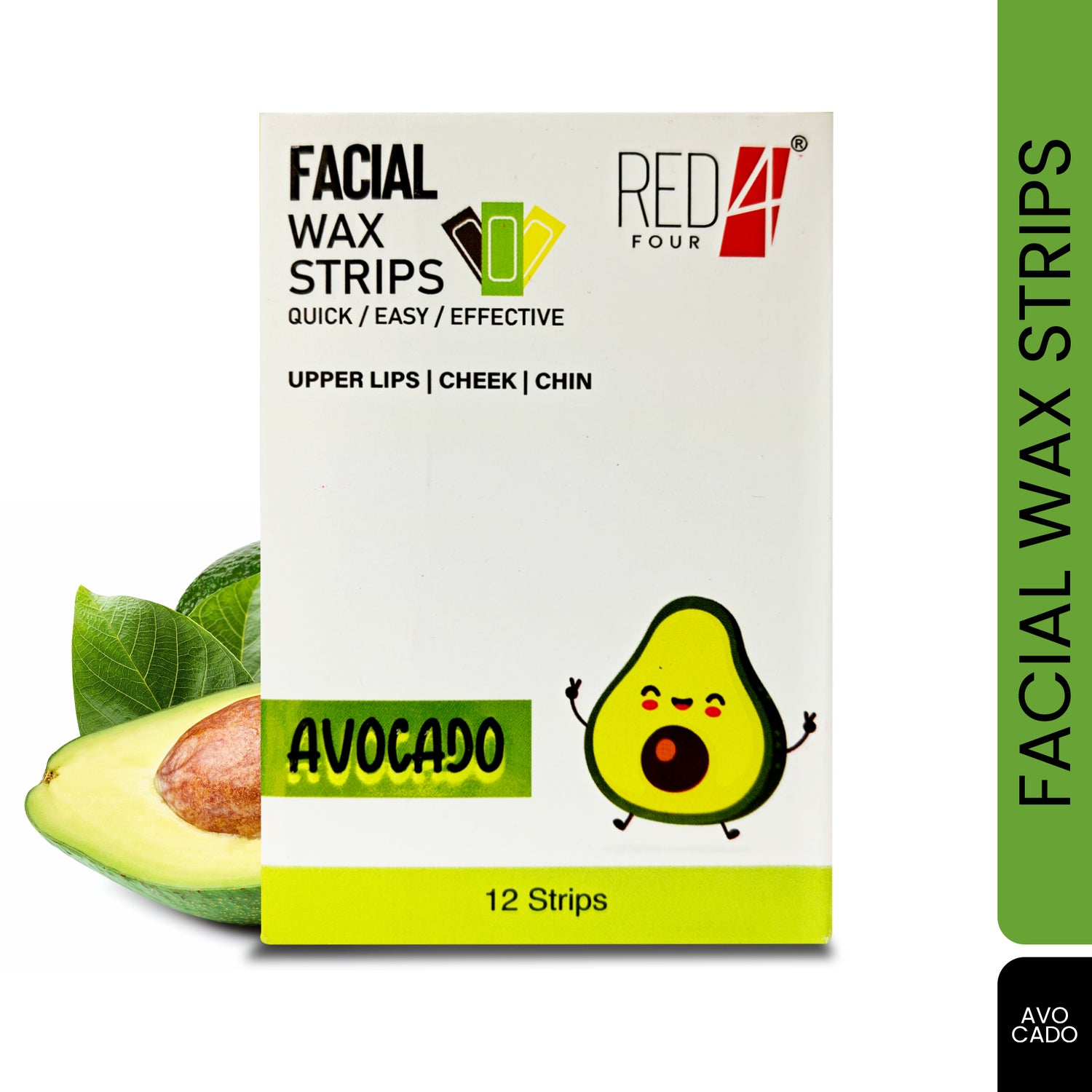 Red4 Facial Wax Strips