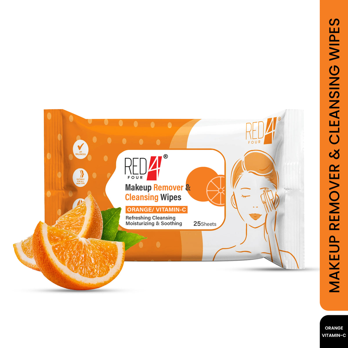 Red4 Makeup Remover & cleansing Wipes