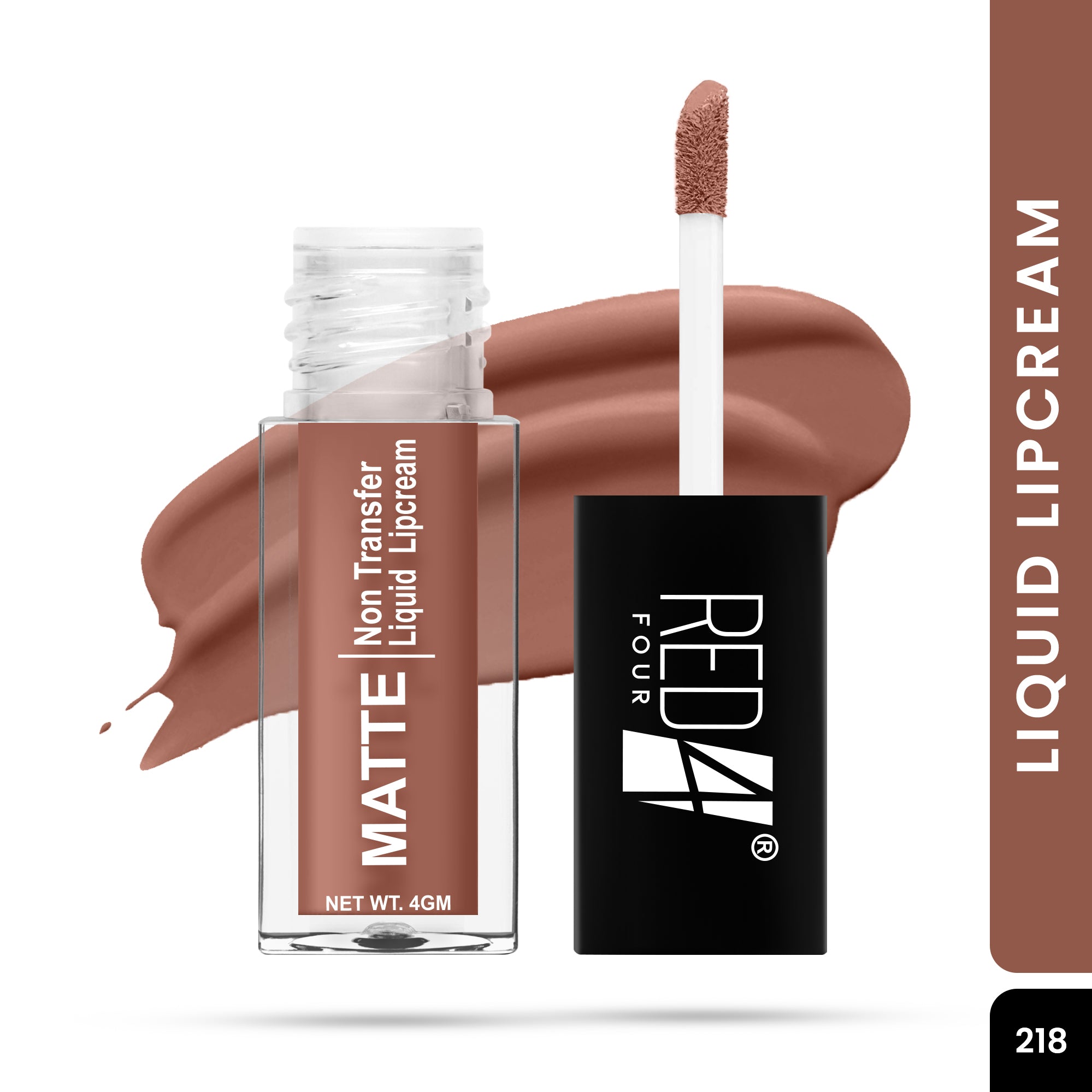 Red4 Matte Non Transfer Liquid Lipcream