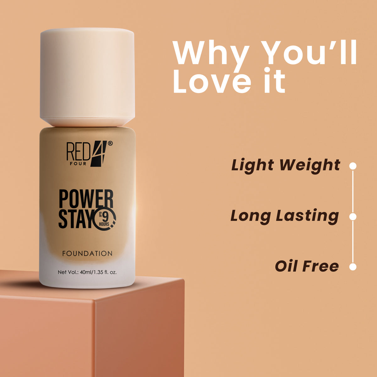 Red4 Power stay Foundation