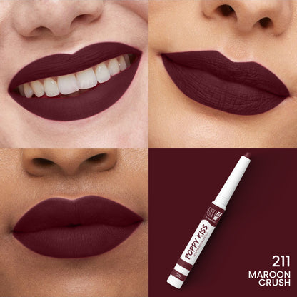 RED4 Poppy Kiss Non Transfer Lip Crayon Lipstick