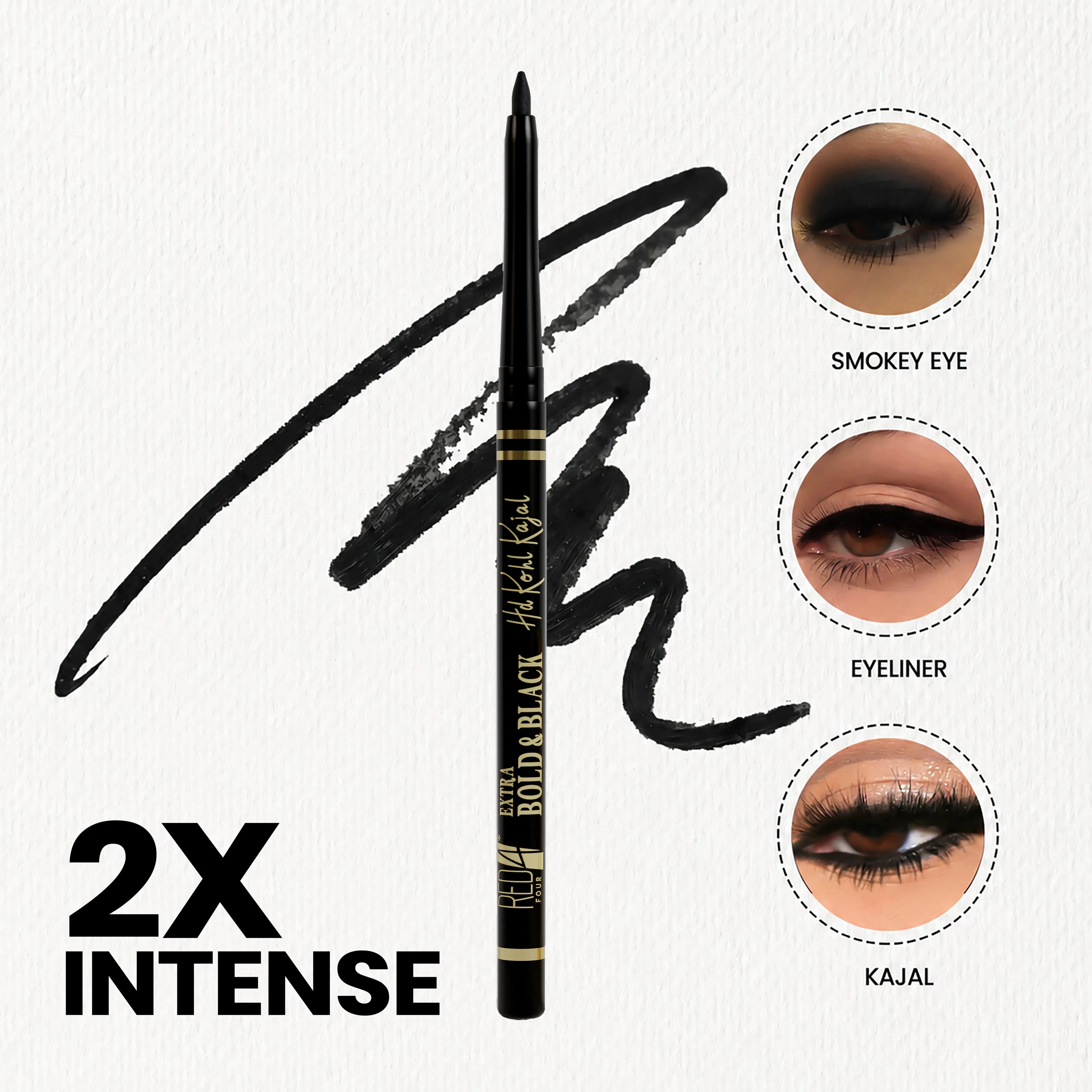 Extra Bold And Black HD Kohl Kajal