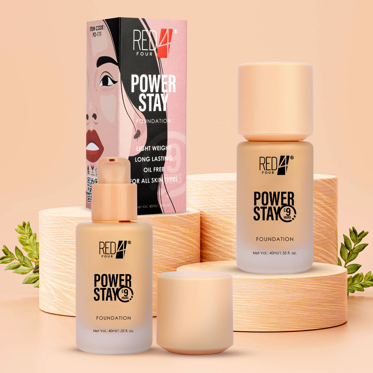 Red4 Power stay Foundation