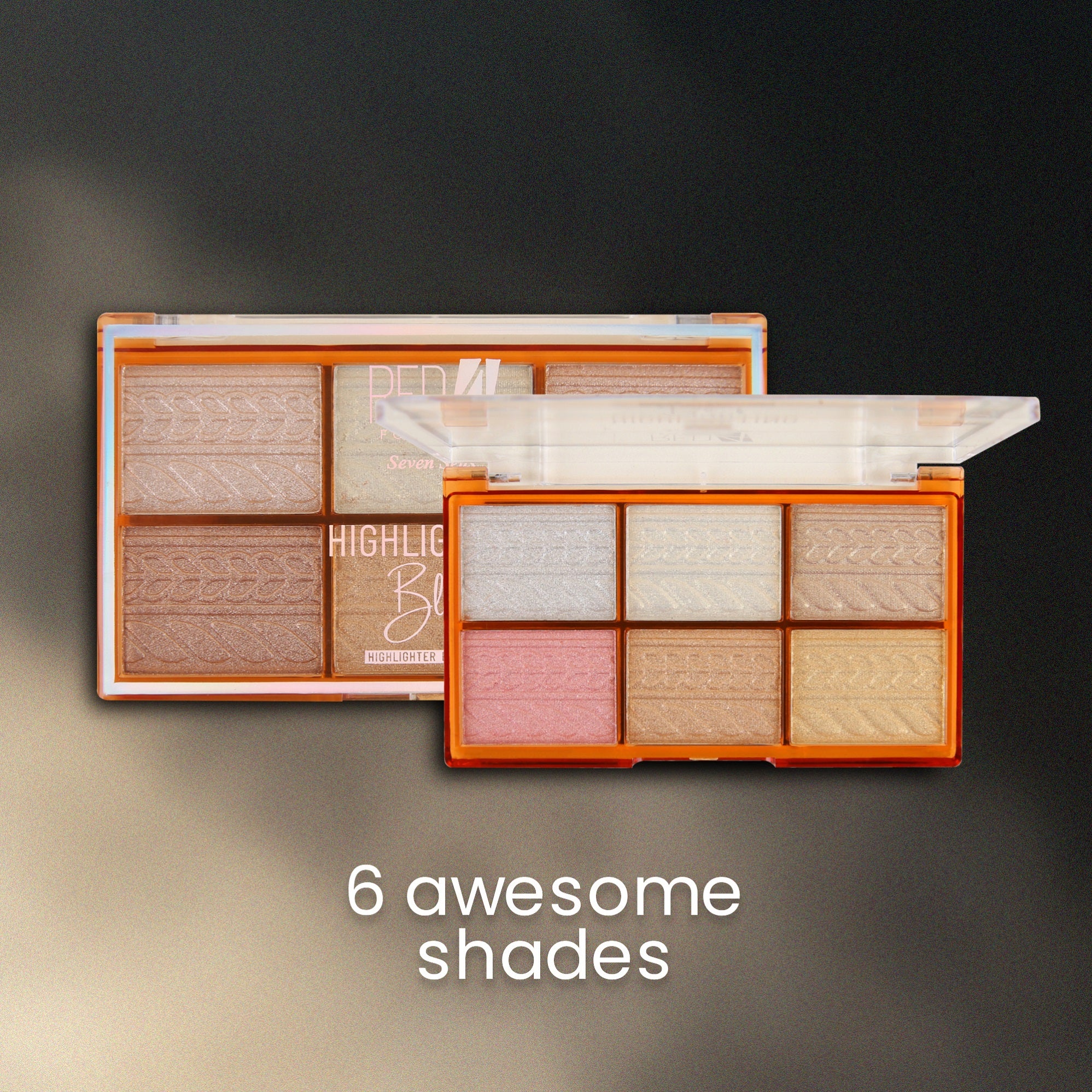 Red4 Highlighting  Blush Highlighter Eyeshadow