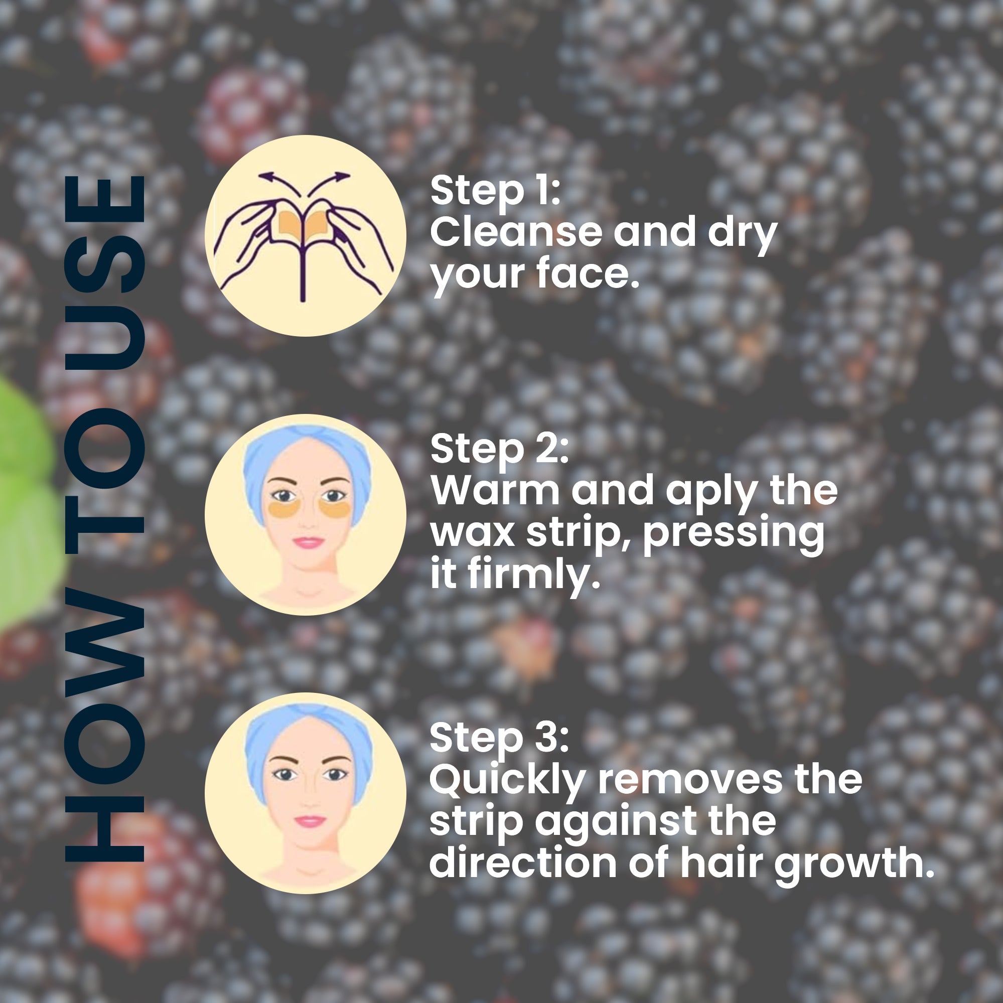 Red4 Facial Wax Strips