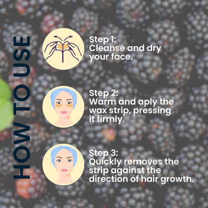 Red4 Facial Wax Strips