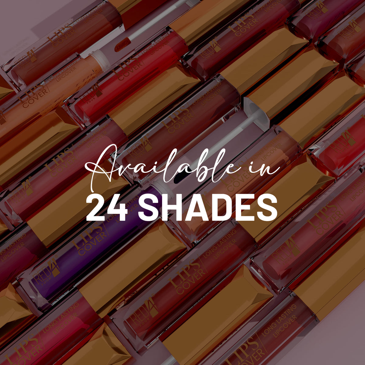 RED 4 Lips Cover Long Lasting Liquid Lipstick