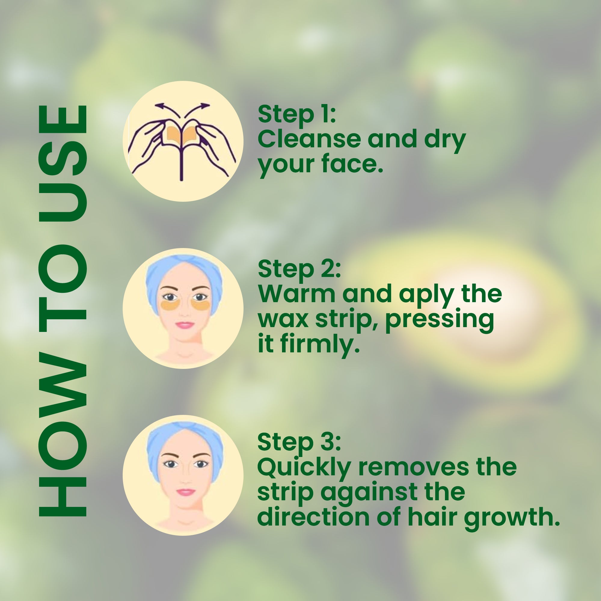 Red4 Facial Wax Strips