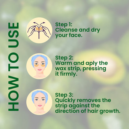 Red4 Facial Wax Strips