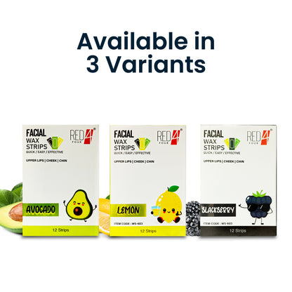 Red4 Facial Wax Strips